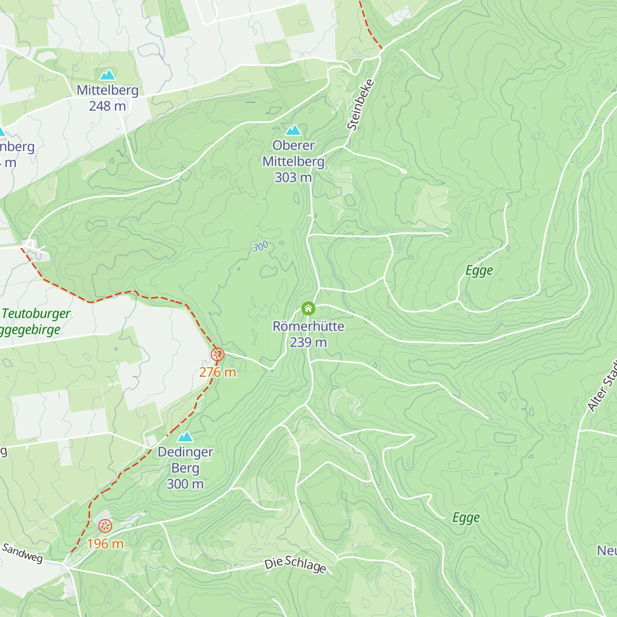 Römerhütte map