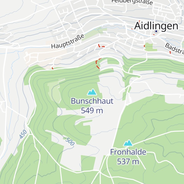 Map of Bunschhaut