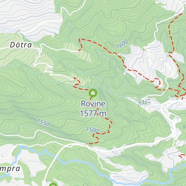 Map of Rovine