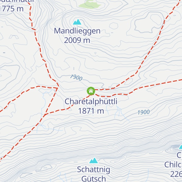 Map of Charetalphüttli