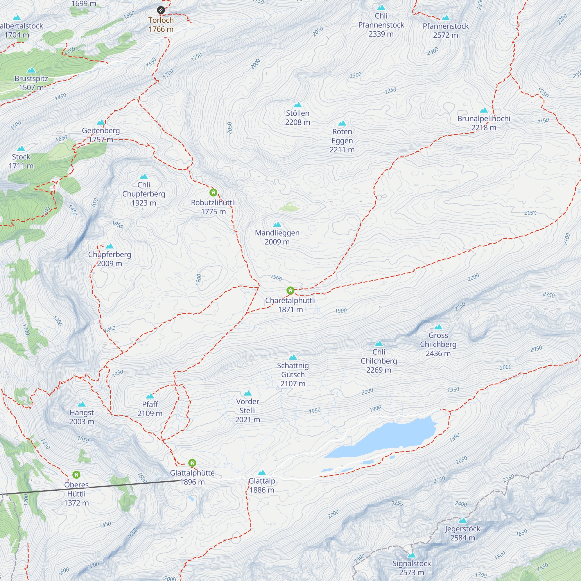 Charetalphüttli map