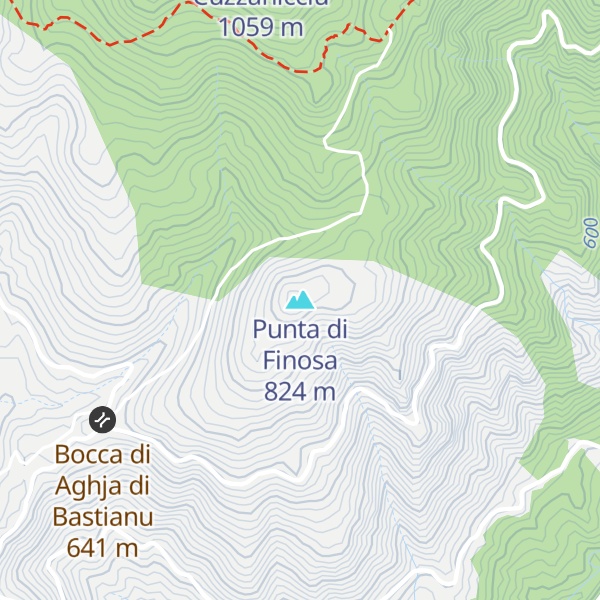 Map of Punta di Finosa