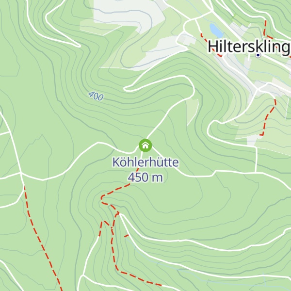 Map of Köhlerhütte