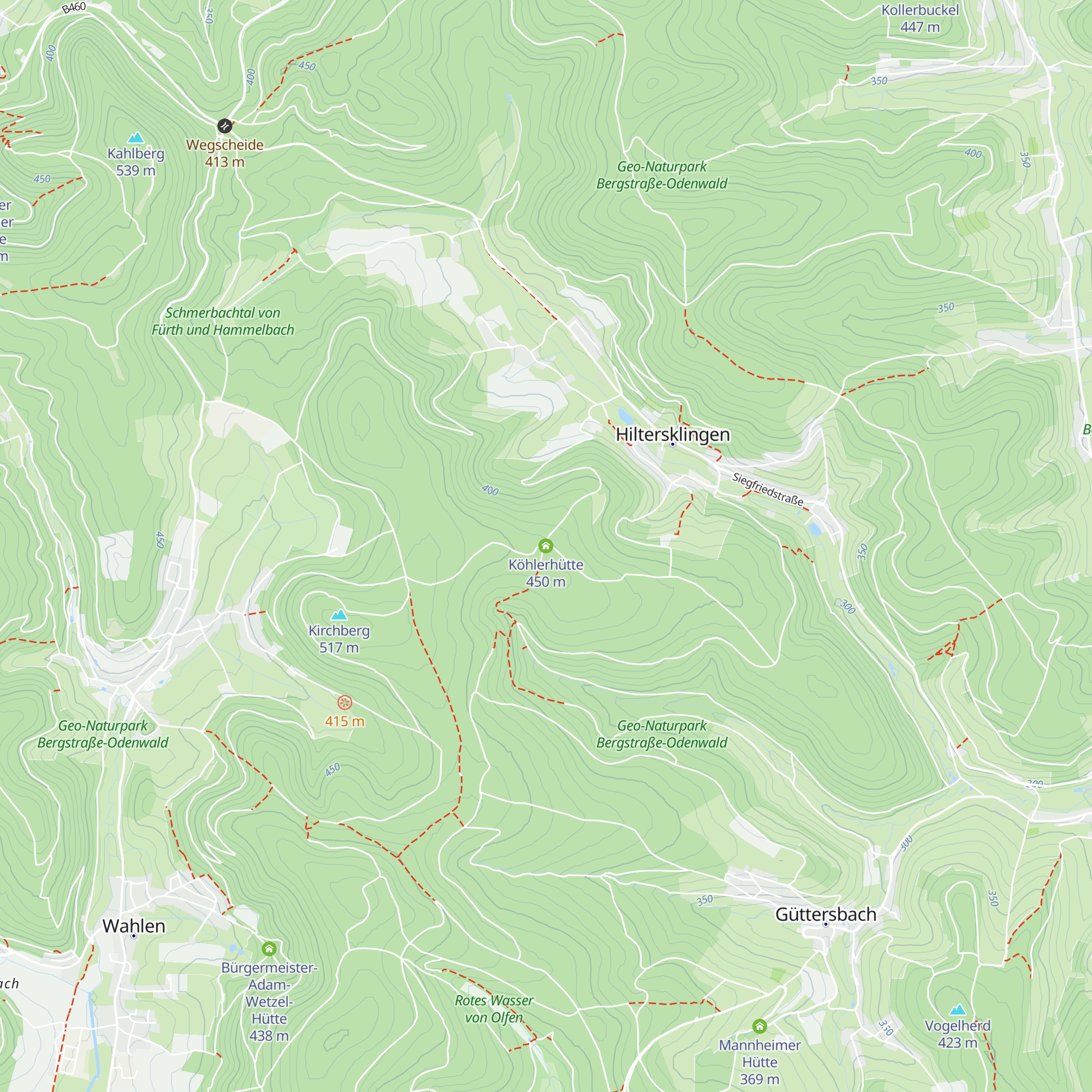 Köhlerhütte map
