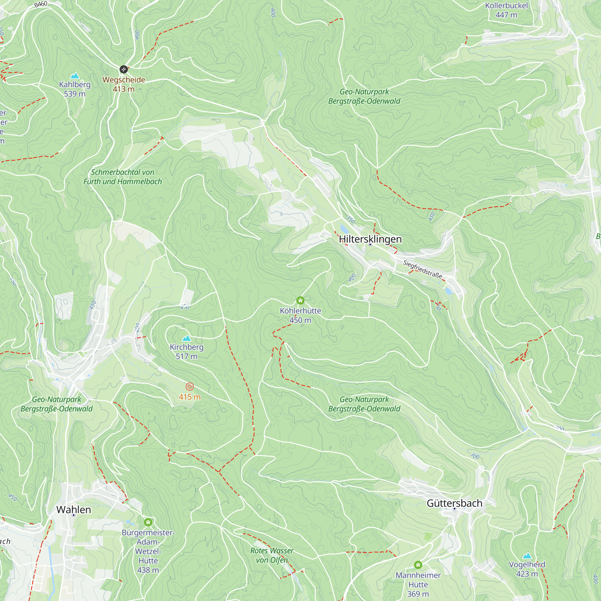 Köhlerhütte map