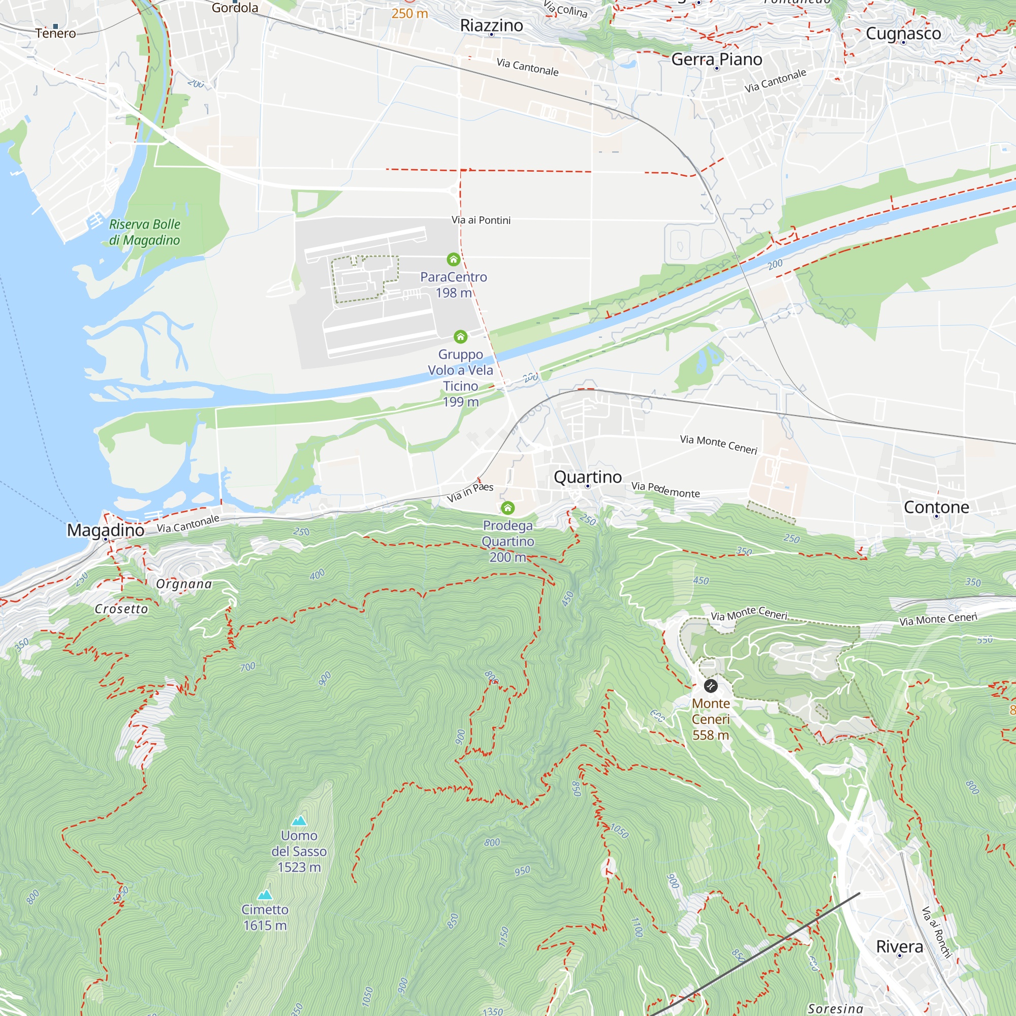 Prodega Quartino map