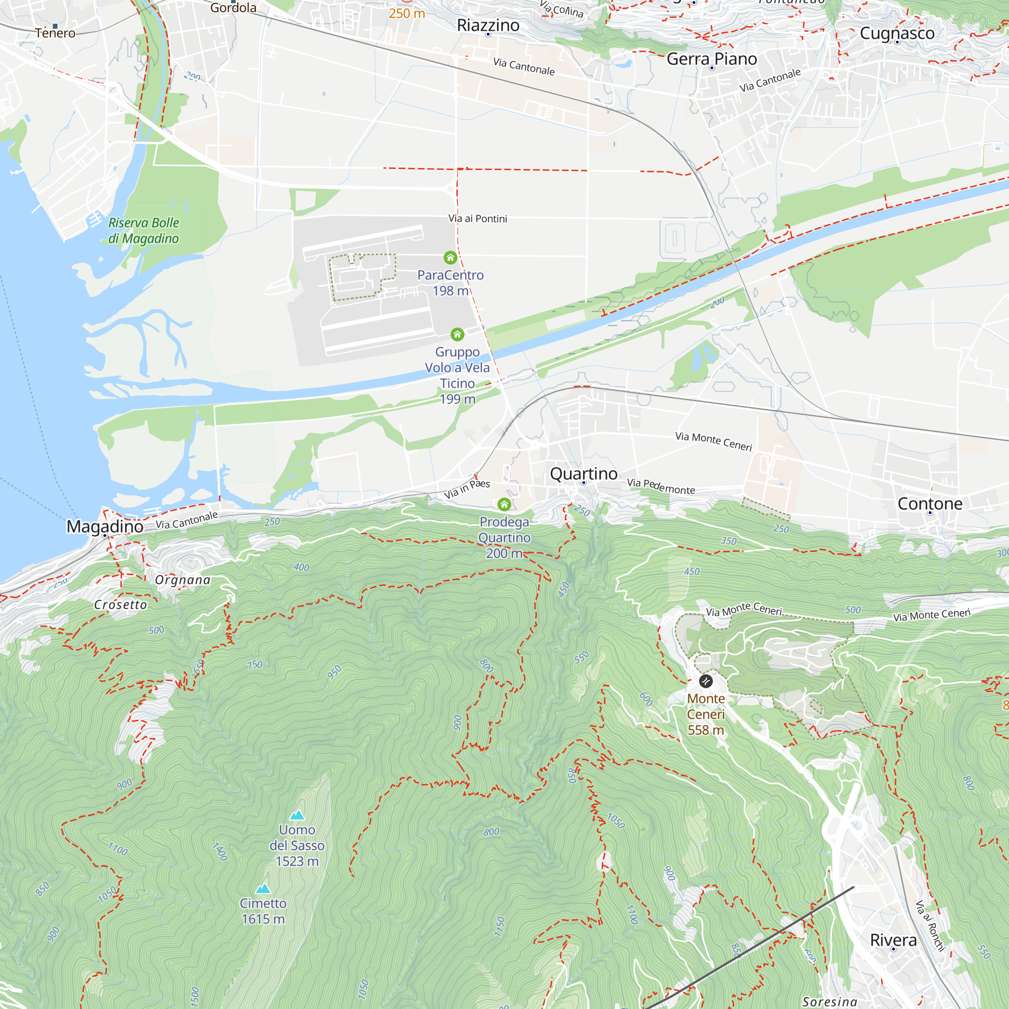 Prodega Quartino map