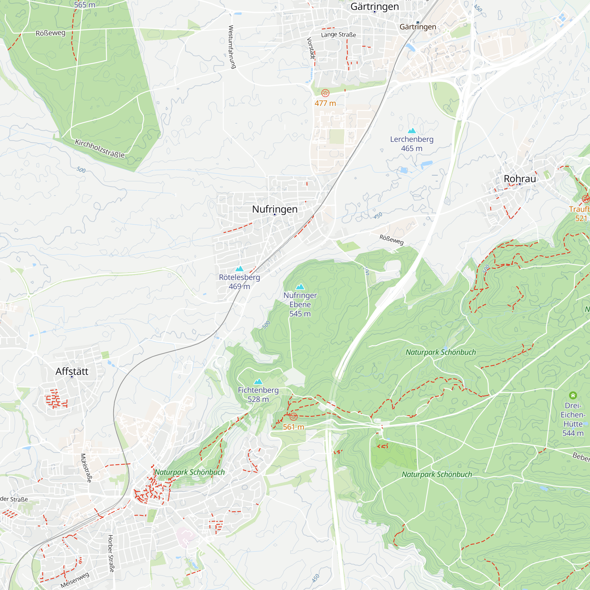 Freizeithütte Ebene Nufringen map