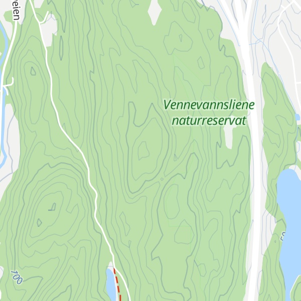 Map of Langtveitheia