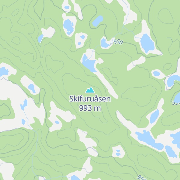 Map of Skifuruåsen