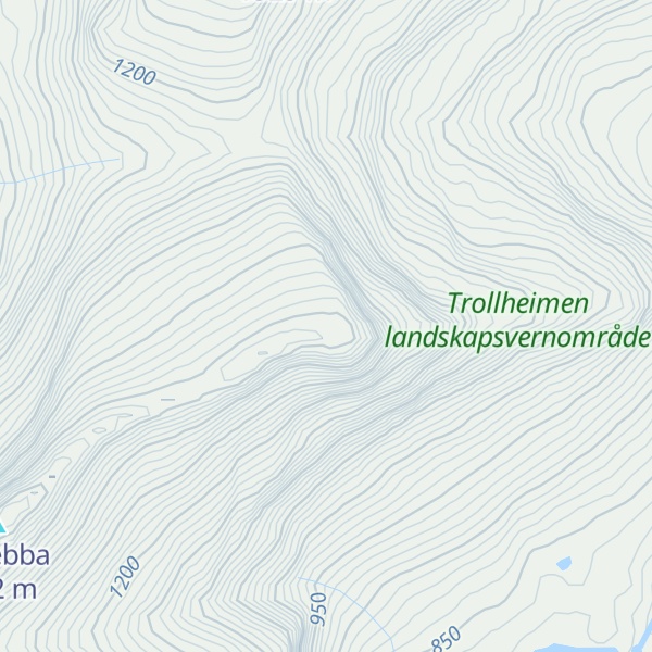 Map of Blånebba Øst
