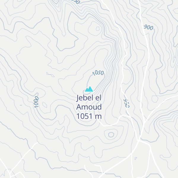 Map of Jebel el Amoud