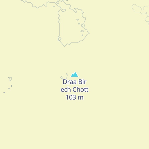 Map of Draa Bir ech Chott