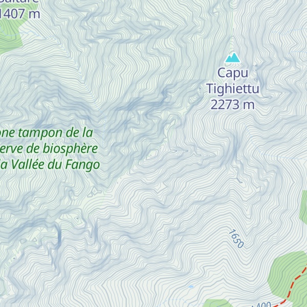 Map of Capu Ucellu