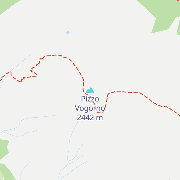 Map of Pizzo Vogorno