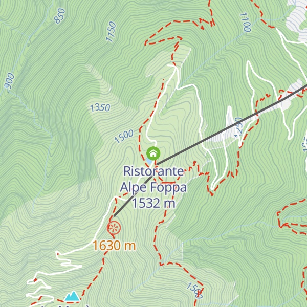 Map of Ristorante Alpe Foppa