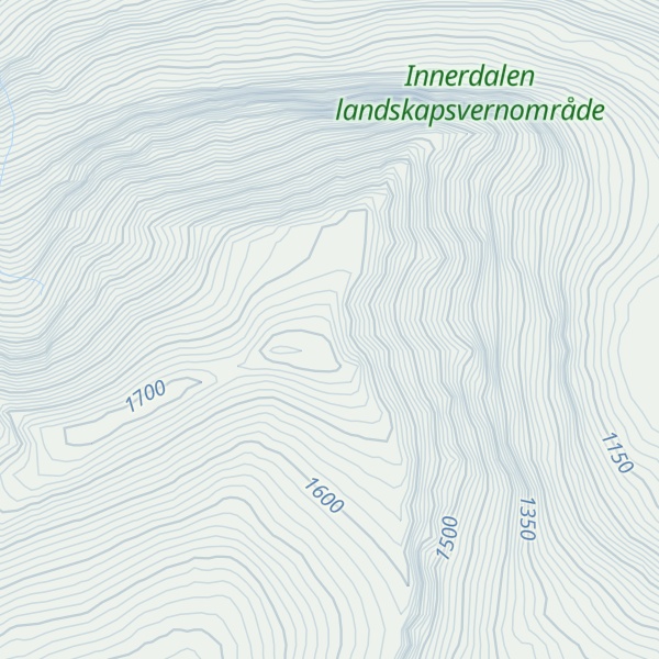 Map of Storsalen nordtoppen