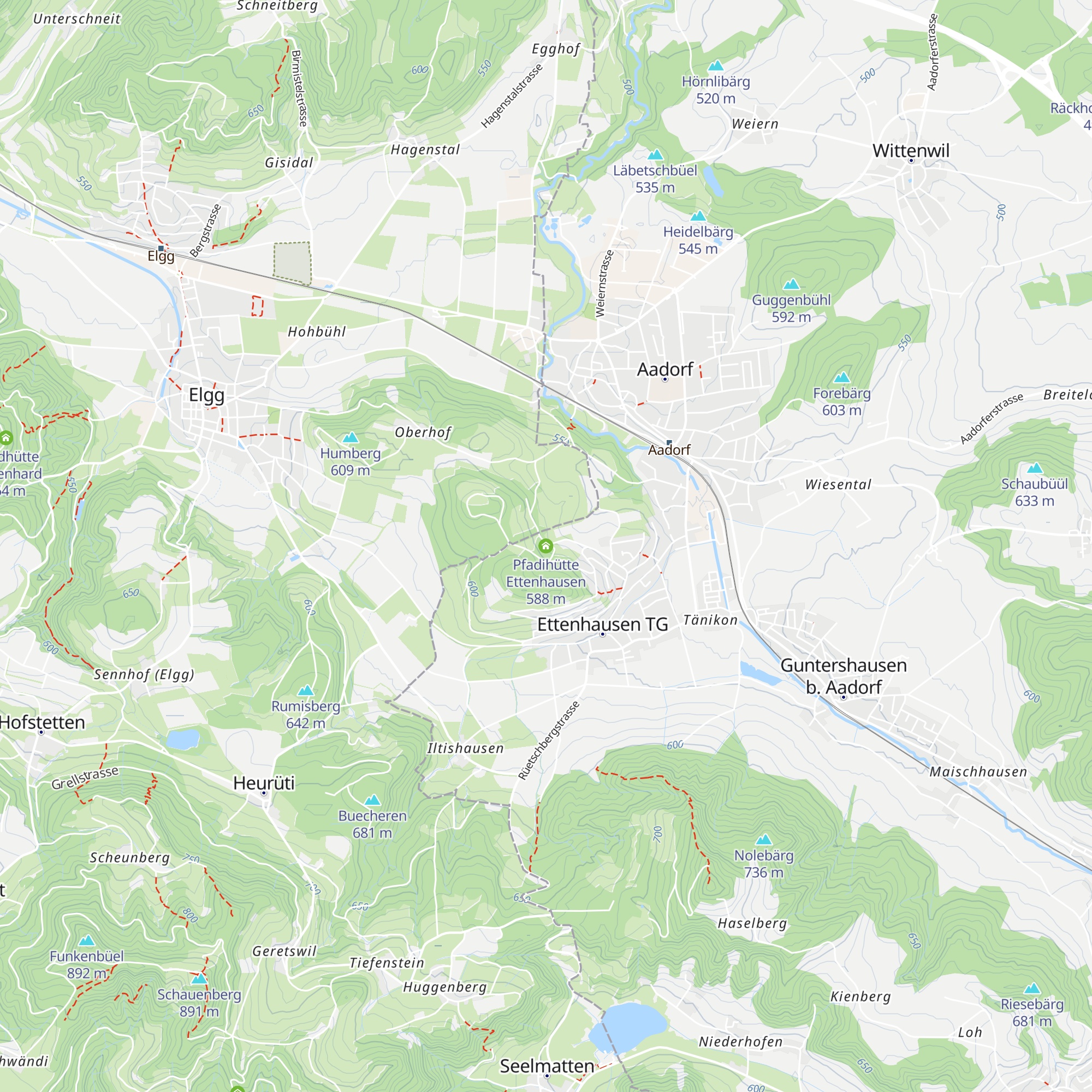 Pfadihütte Ettenhausen map