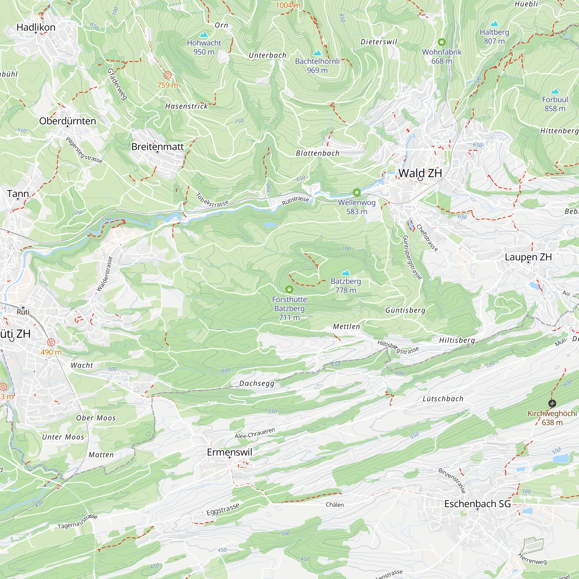 Forsthütte Batzberg map