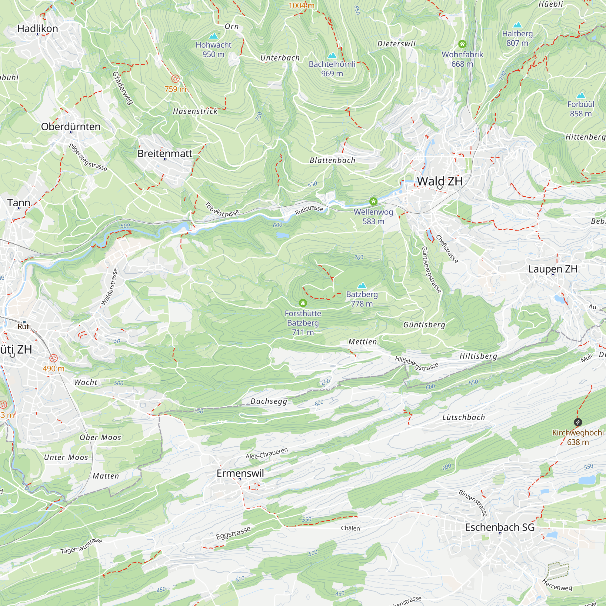 Forsthütte Batzberg map