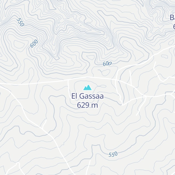 Map of El Gassaa