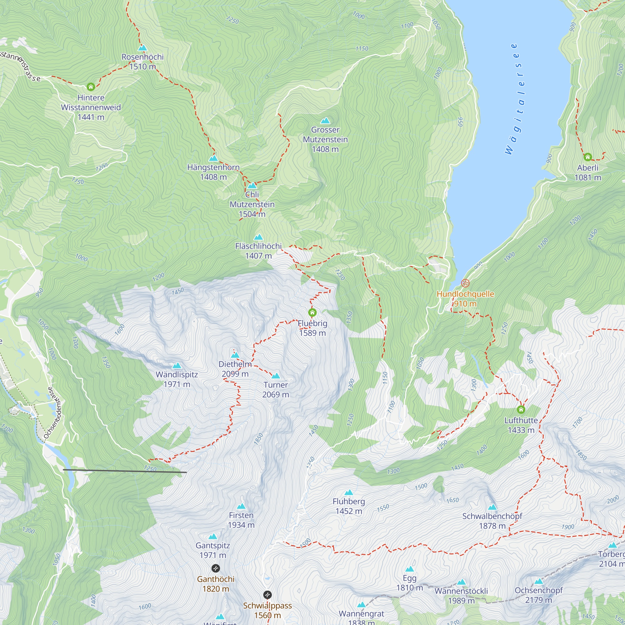 Fluebrig map