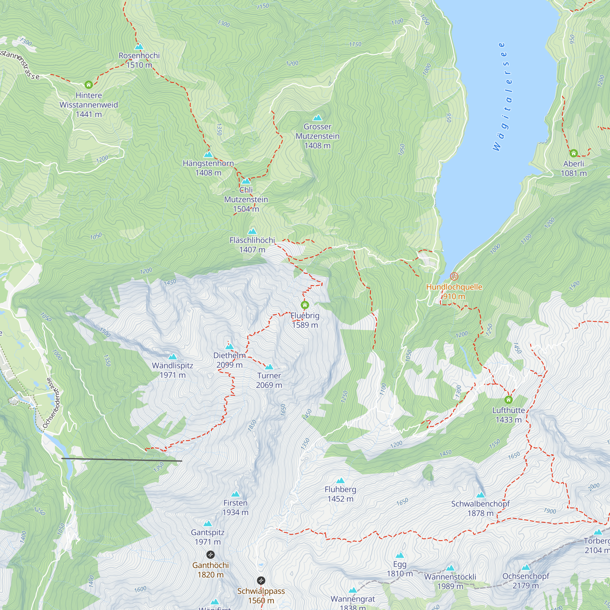 Fluebrig map