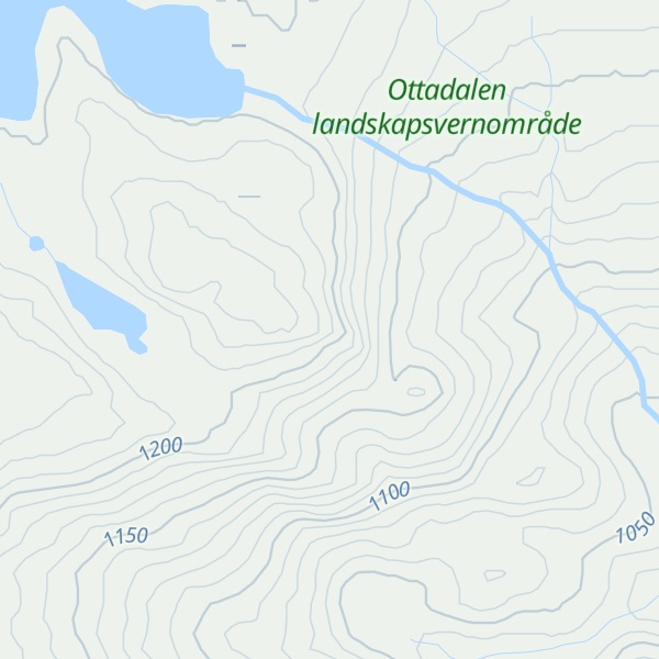 Map of Langfonnhøe