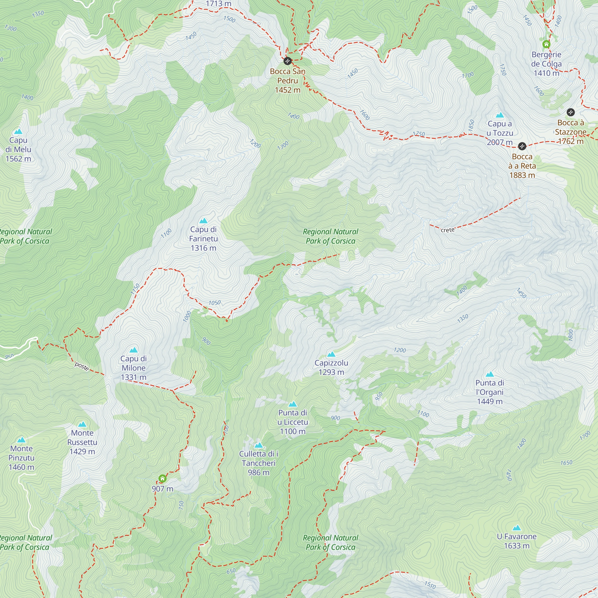 Bergerie ciutare map