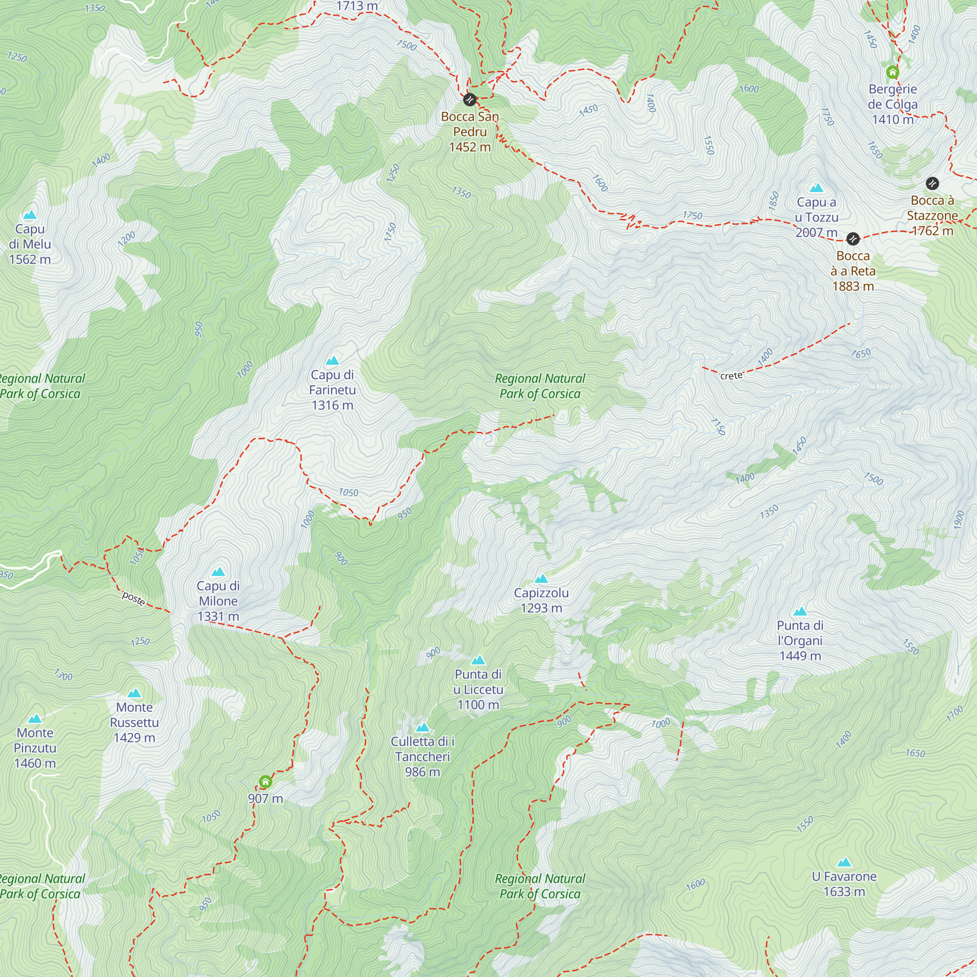 Bergerie ciutare map