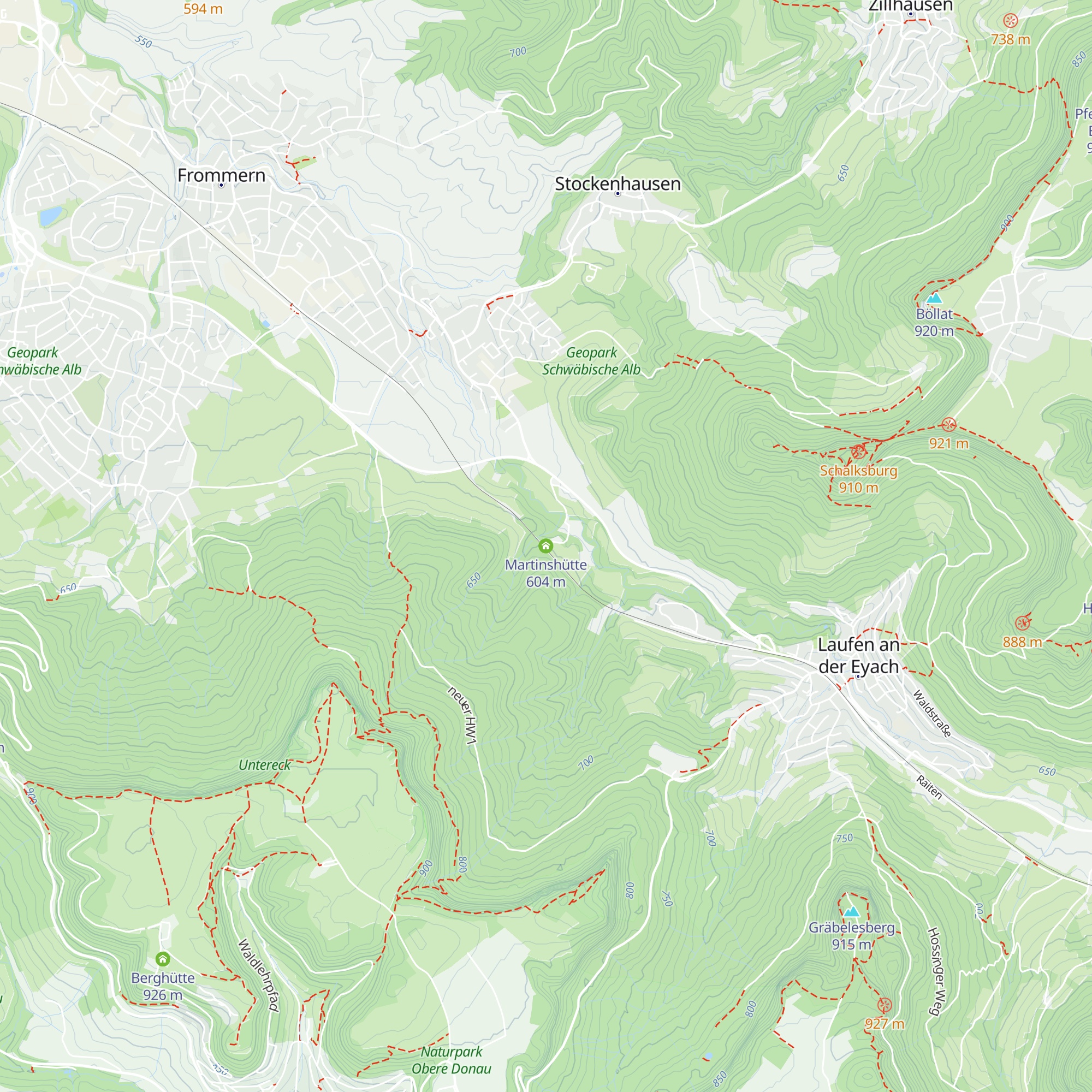Martinshütte map