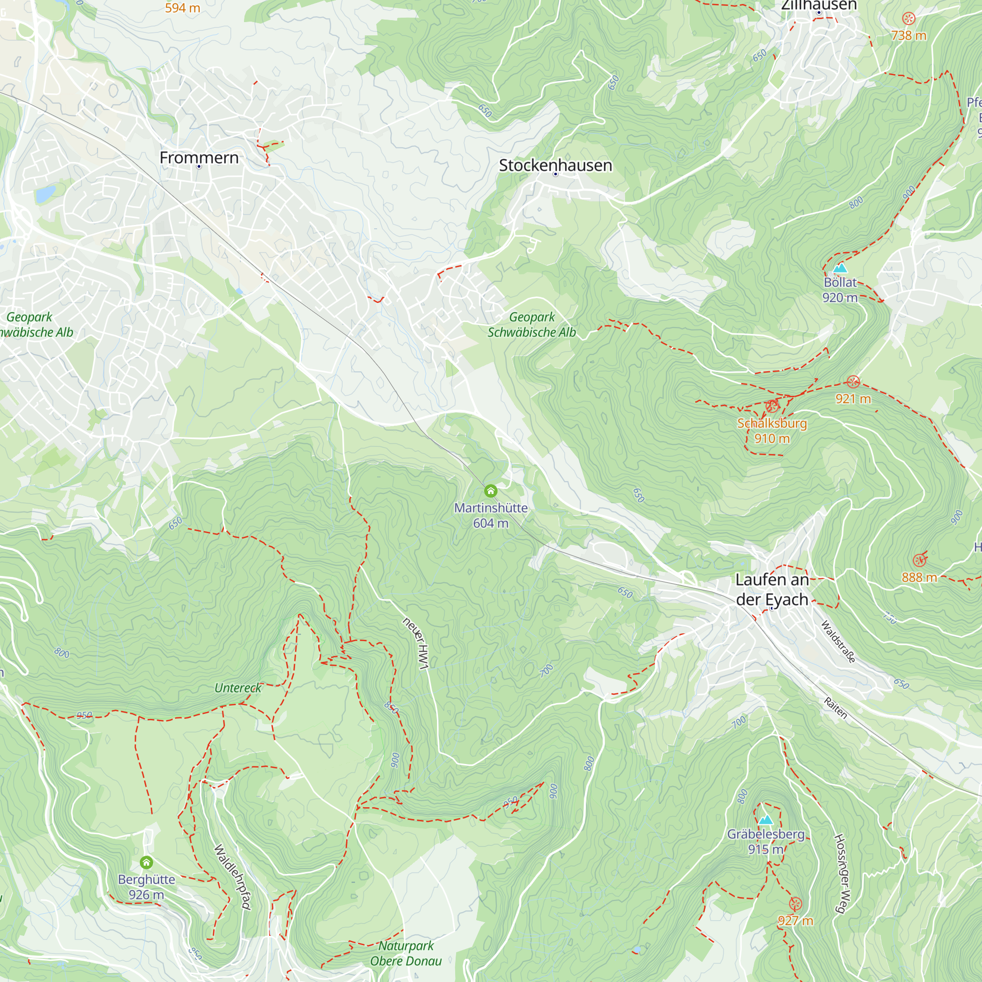 Martinshütte map