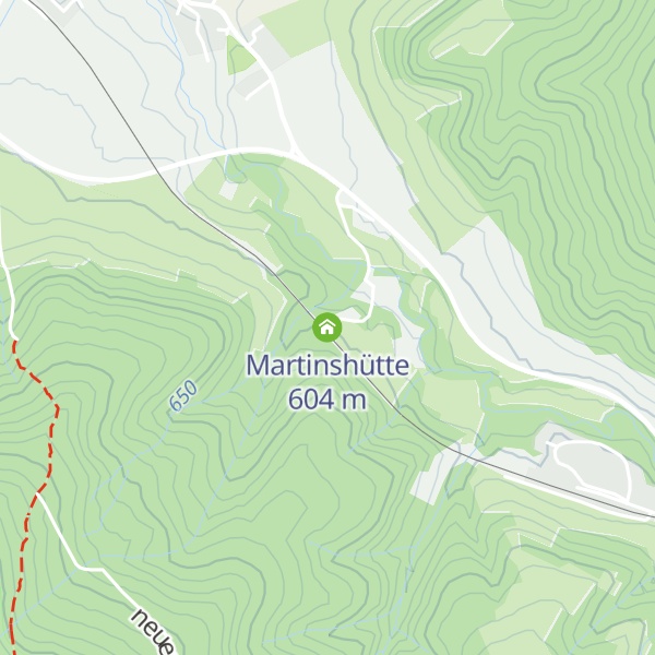 Map of Martinshütte