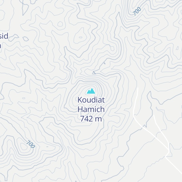 Map of Koudiat Hamich
