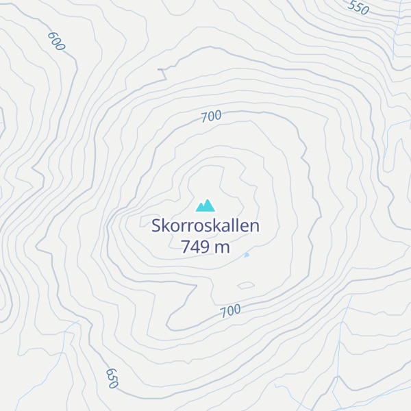 Map of Skorroskallen