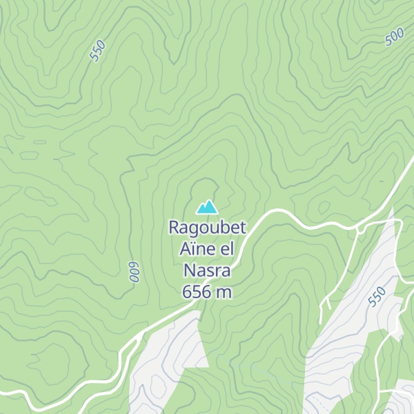 Map of Ragoubet Aïne el Nasra