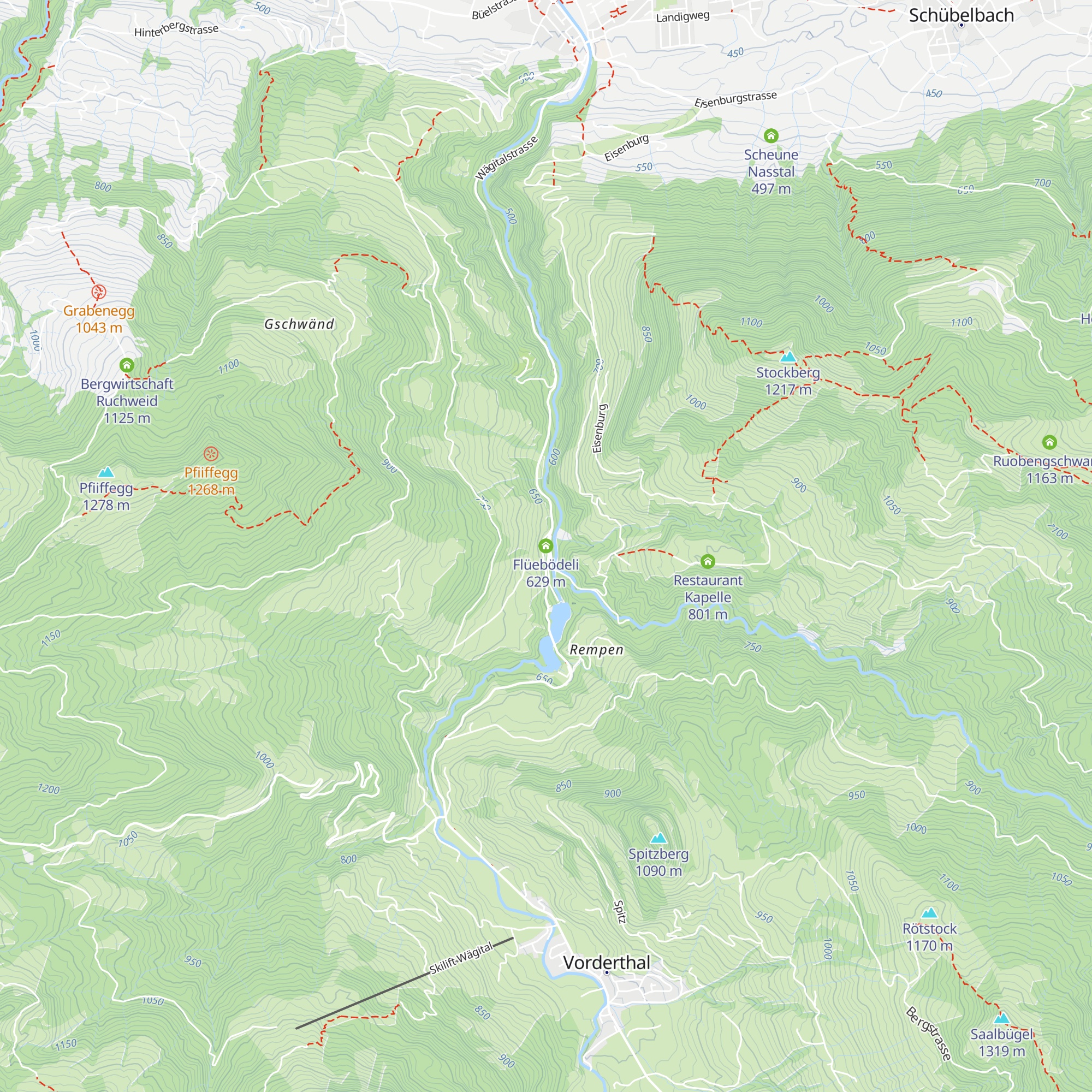 Flüebödeli map