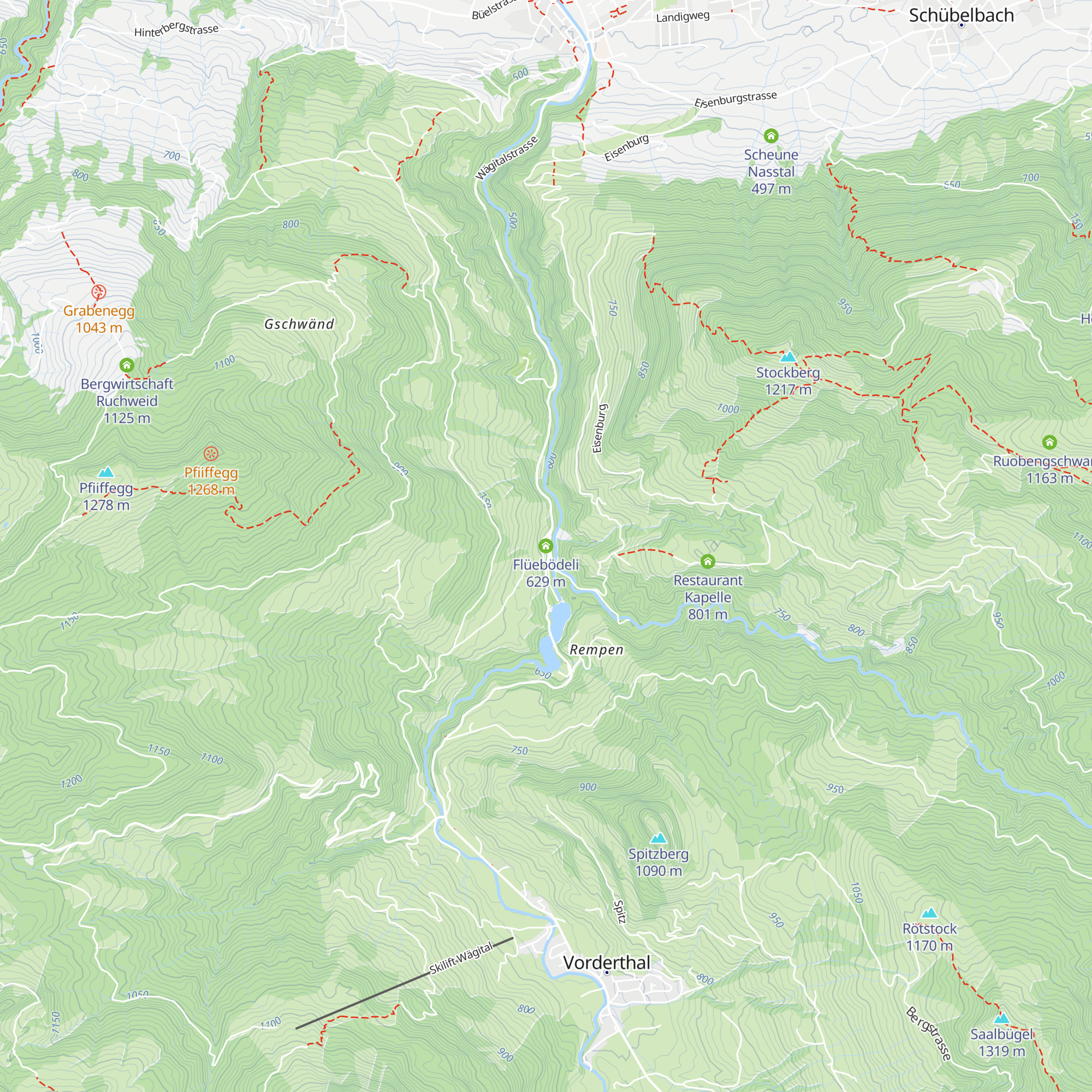 Flüebödeli map