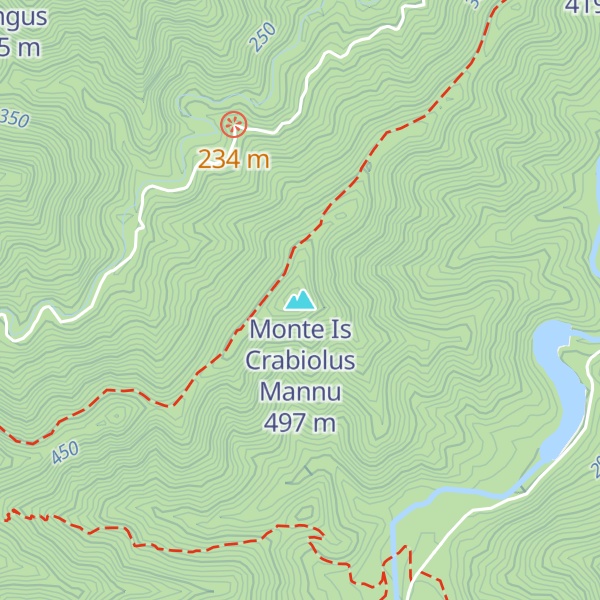 Map of Monte Is Crabiolus Mannu