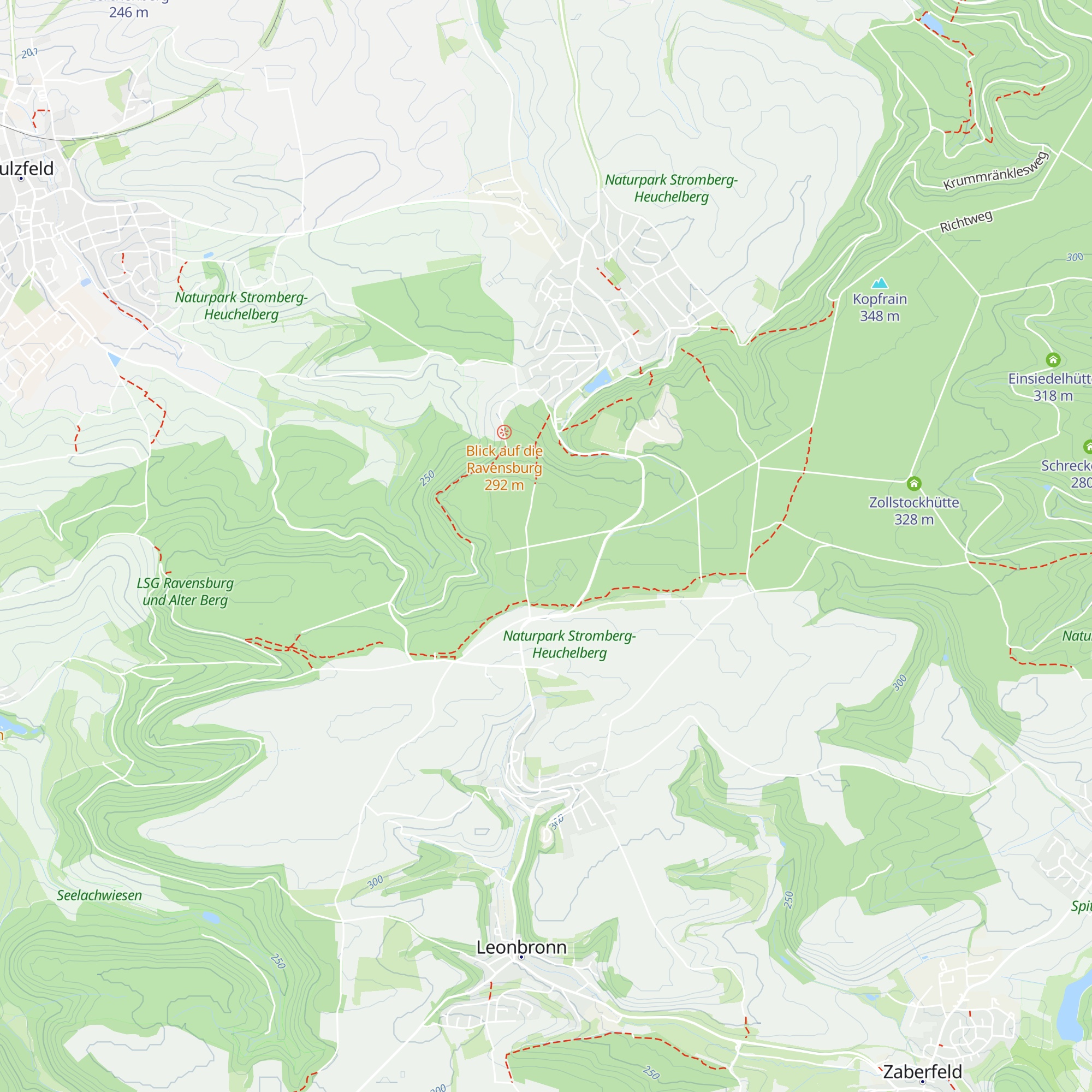 Birkenseehütte map