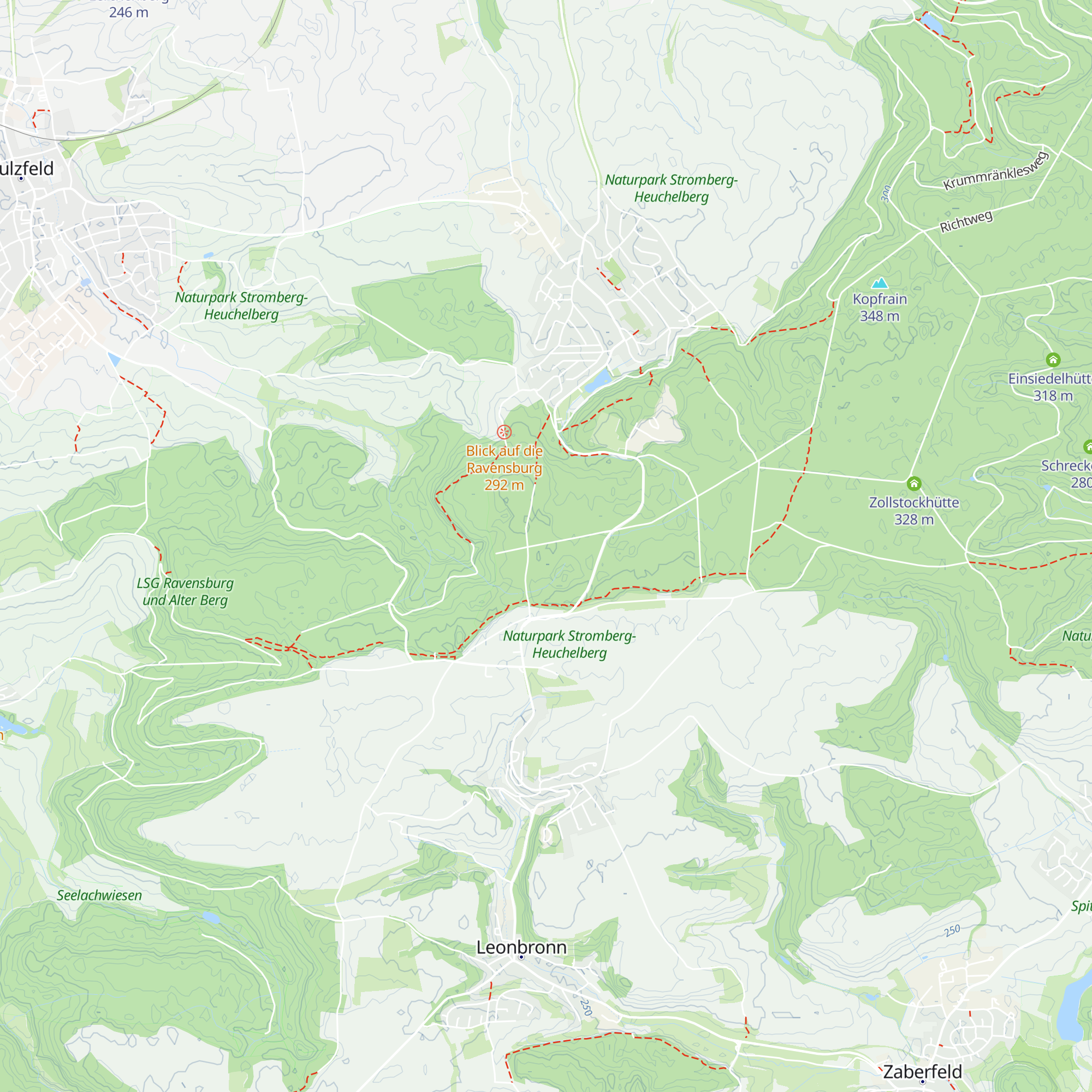 Birkenseehütte map