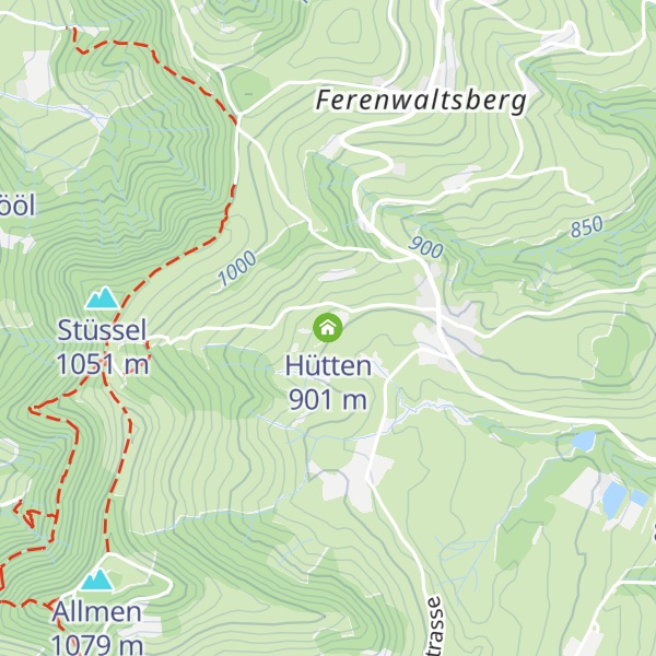 Map of Hütten
