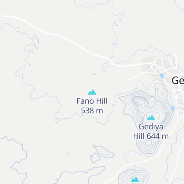 Map of Fano Hill