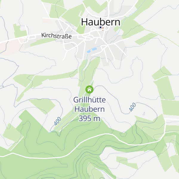 Map of Grillhütte Haubern