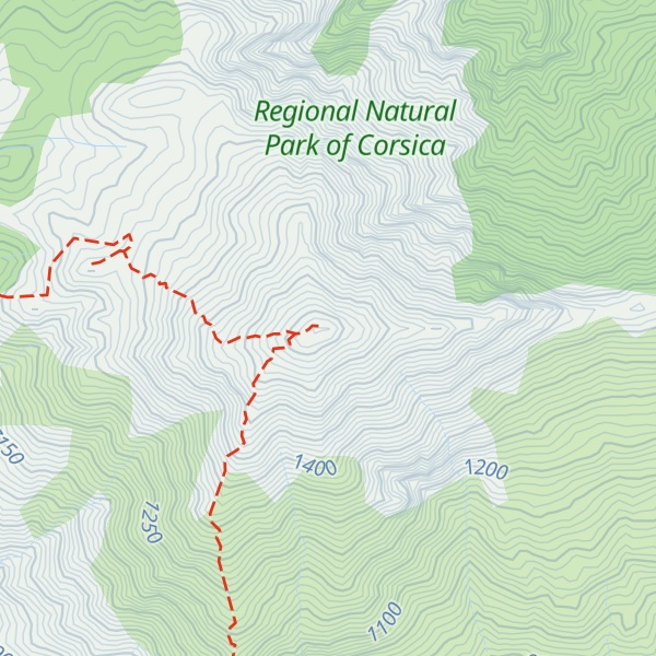 Map of Monte Cervello