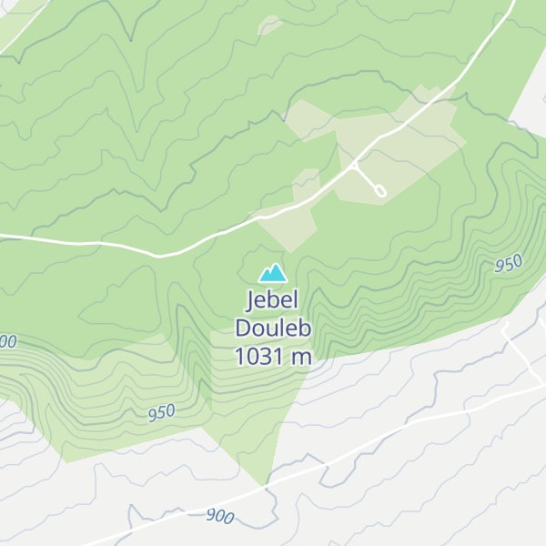 Map of Jebel Douleb