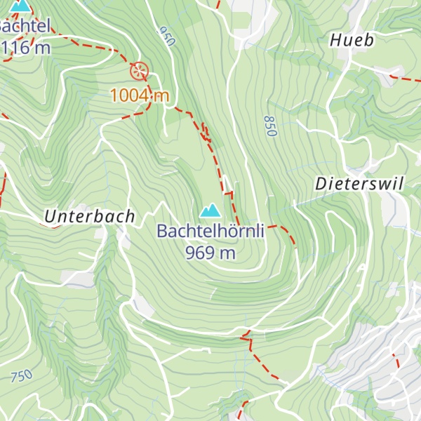 Map of Bachtelhörnli
