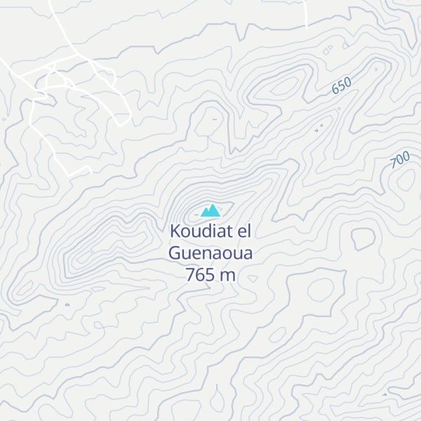 Map of Koudiat el Guenaoua