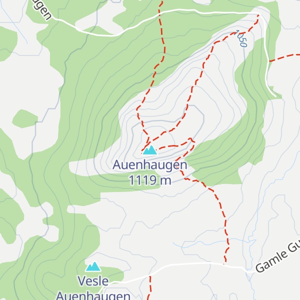 Map of Auenhaugen