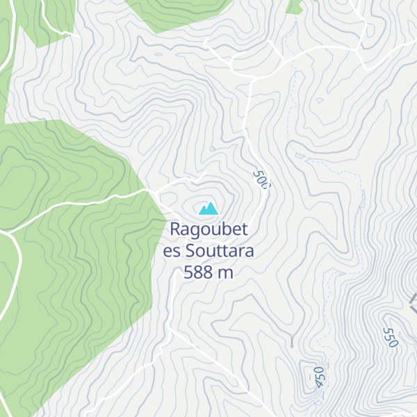 Map of Ragoubet es Souttara